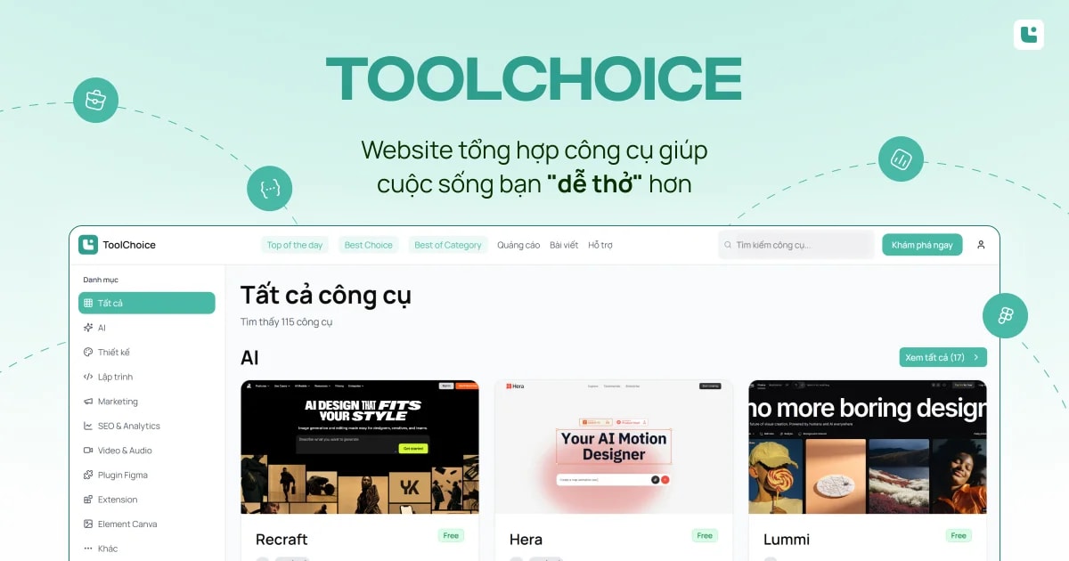 ToolChoice screenshot