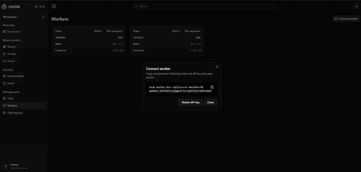 Oasm Platform screenshot