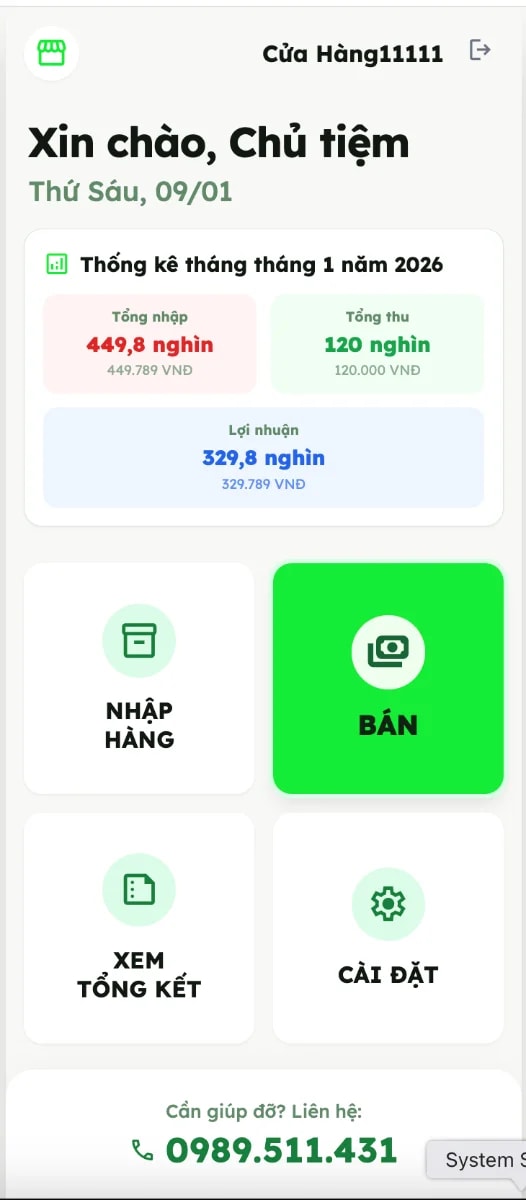 Sổ Buôn Bán screenshot