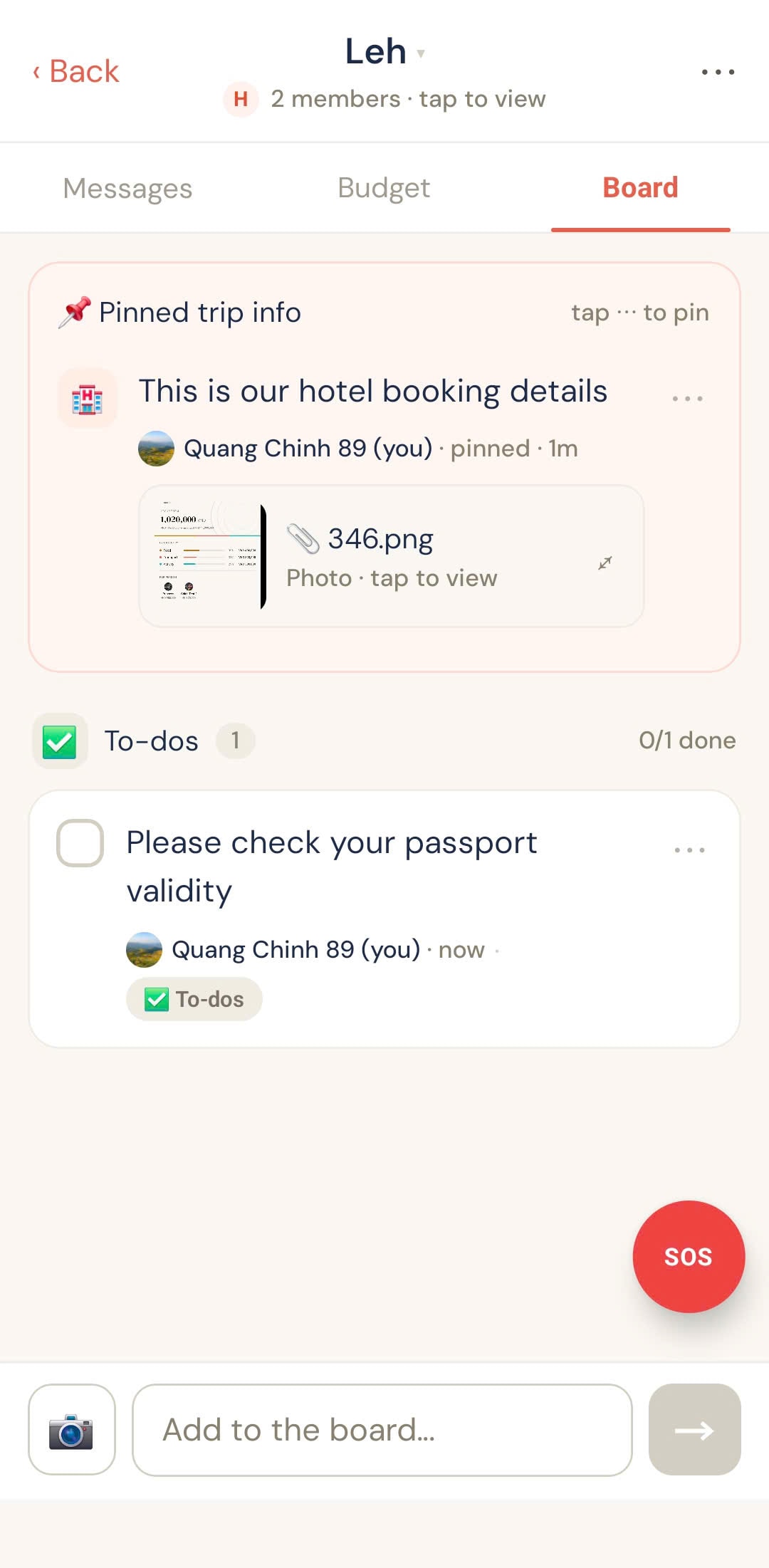 [Wanderly] Tính năng #2: Board — khi thông tin quan trọng không còn bị trôi trong chat
