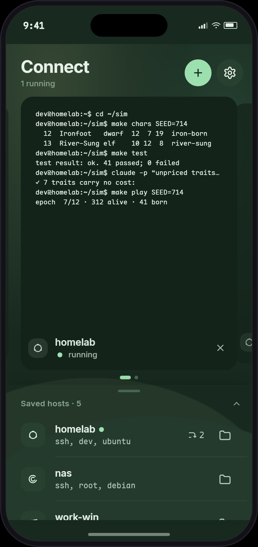 Mình tự làm app terminal để theo dõi coding agent trên điện thoại